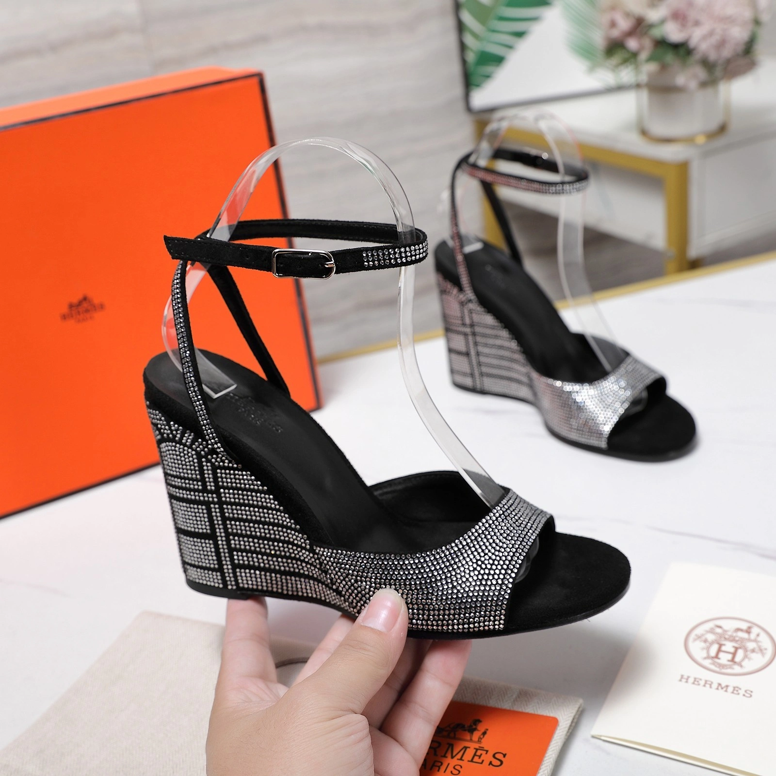 COCO-- H5r75s H242020Z 02 Heel height：8.5CM cowhide sheepskin item:E-X000C2150